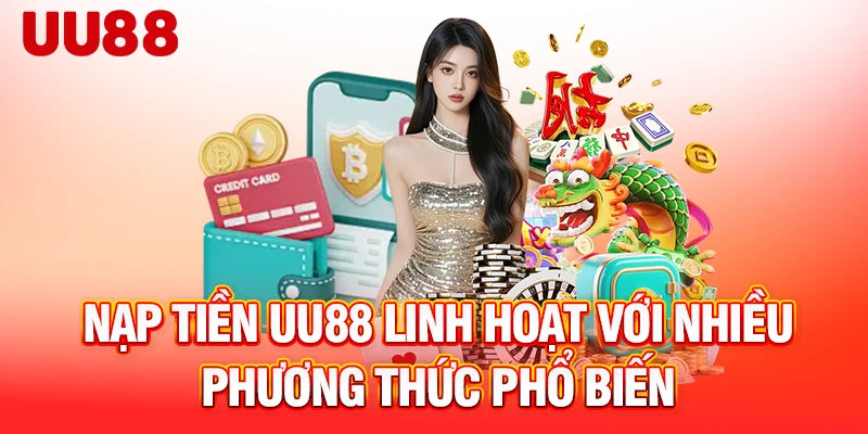 Nạp tiền UU88 linh hoạt với nhiều phương thức phổ biến